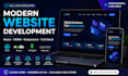 develop a modern responsive full stack website