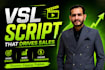 write a persuasive video sales letter vsl script that drive sales