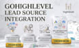 setup ghl lead source integration google ads meta fb instagram api integration