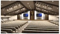 create 2d and 3d church interior with rendering layout and floor plan