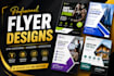 professional and eye catching flyers design