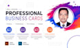 design professional business card