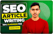 write SEO blog posts that rank on google for your website