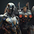 design unique futuristic robot and mech characters