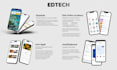 design modern edtech app, lms and elearning platform UI UX