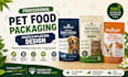 design pet food packaging, pouch, mylar bag design