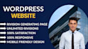 design a modern responsive wordpress website for your bussiness
