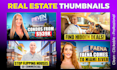 design real estate youtube thumbnails