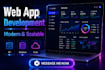 develop react and next js dashboards and web apps