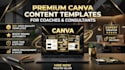 create canva content templates for coaches and consultants