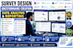 do google forms, surveymonkey surveys, questionnaires and analyse responses