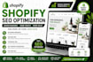do shopify speed optimization and complete on page SEO