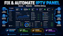 fix and automate iptv panel server  iptv  website with whmcs billing system