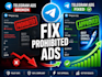 setup telegram ad, fix telegram ad, fix, decline ad, fix ad destination