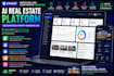 develop ai real estate lead generation web, property management website