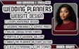 wedding planner website, wedding website design, event planner website