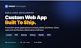 develop a custom web application in laravel, node and react