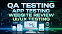 do qa user testing website review app testing ui ux testing ios android testing
