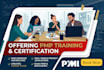 provide you pmp training application and certifications