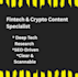 write fintech blog post financial copywriter crypto article