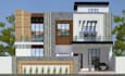 do 3d house front design and exterior rendering in 3ds max