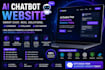 develop ai chatbot web app, ai chatbot website, ai website application