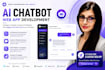 develop ai chatbot web app, ai chatbot website, ai website application