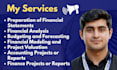 do excel projects, accounting and finance projects, financial modeling
