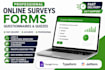 design professional surveys, forms, questionnaires, and quizzes