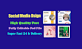 design creative social media posts