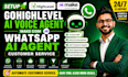 setup gohighlevel ai voice agent make com whatsapp ai agent customer service
