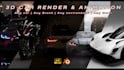 create photorealistic 3d car renders and animations