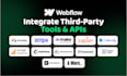 integrate third party tools and apis into your webflow site