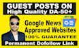 write and publish guest posts, guest posting with SEO dofollow backlinks
