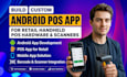 develop android app pos app barcode scanner software