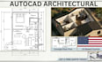 design autocad house plan blueprint, 2d floor plans adu plan, USA city permits