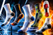 realistic 3d socks mockup 3d textile render socks render and cgi visuals apparel