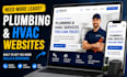 build a high converting hvac website and plumbing website
