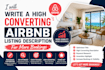 write a high converting airbnb listing description for more bookings