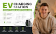 ev charging station drawings, ev charger permit plans, electrical cad USA