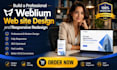 build a professional weblium website design and responsive redesign