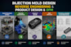 design injection mold, reverse engineering product design, plastic mold and dfm