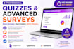 create interactive quizzes and advanced surveys