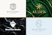 create luxury modern minimalist business logo design