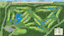 create professional golf course map, tournament map golf club map, golf layout