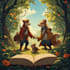 illustrate a whimsical childrens book