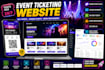 build event ticket booking website with payment qr code and registration system