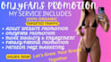 do organic promotion for your onlyfans, fanvue  page