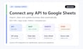 connect any API to google sheets