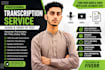 transcribe audio and video accurately